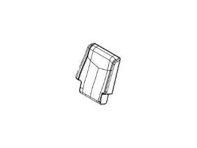 Dodge 1YK28DX9AA COVER Rear Seat Back