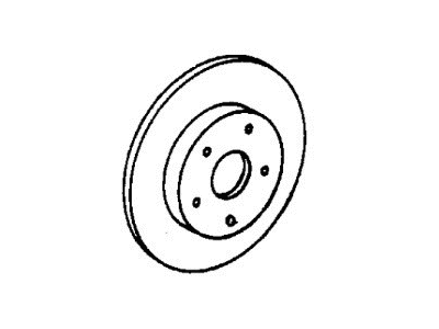 1994 Jeep Grand Cherokee Brake Disc - V5018184AA