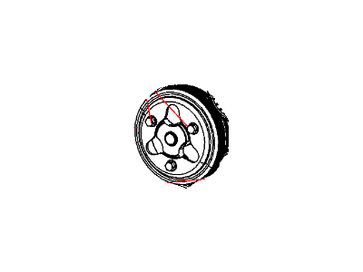Dodge 4593664AB PULLEY Water Pump