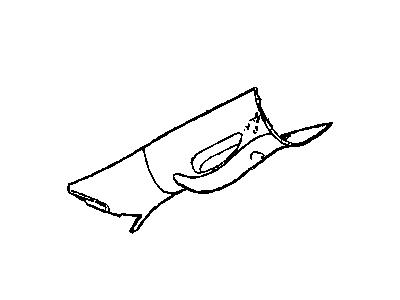 Mopar 5JP14BDXAC Molding A Pillar