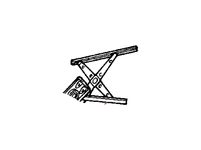Dodge 4574513AH GLASS AND LIFTPLATE Rear Door Solar