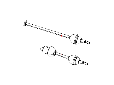 2008 Chrysler Pacifica Axle Shaft - 4880311AC