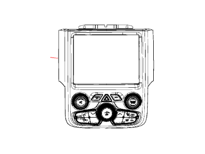 2016 Ram 4500 A/C Switch - 1UJ97DX9AF