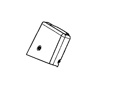 Mopar 5KF20XDVAA Outer Cover, Slate Gray, Front Passenger Side