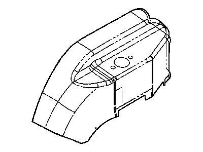 Chrysler 4878896AD WHEELHOUSE Rear Inner
