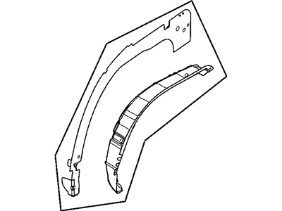 Chrysler 4878708AC PANEL Wheelhouse