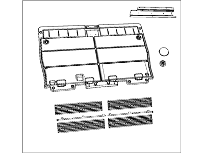 Dodge 1FL09BD5AA COVER Load Floor