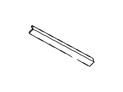 Jeep 55175750AB WEATHERSTRIP Glass Channel Run