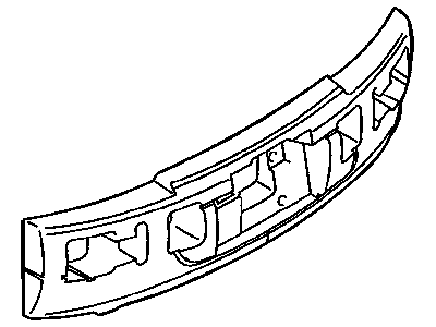 Dodge MR462388 CORE Rear Bumper