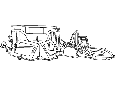 Dodge 5086518AA HOUSING Evaporater Upper
