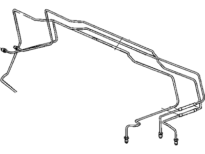 2004 Jeep Grand Cherokee Brake Line - 52128366AB