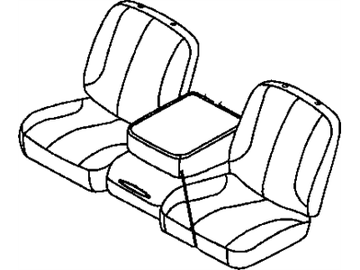 Ram 1NL27BD3AA COVER Front Seat Cushion