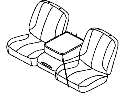 Ram 1NL231K2AA COVER Front Seat Back