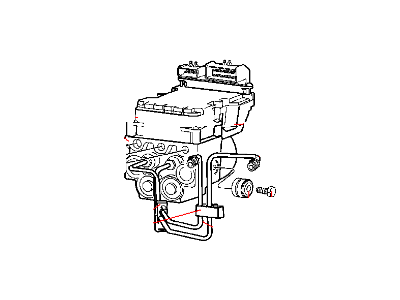 Dodge Ram 2500 ABS Control Module - 55366224AD