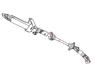 Jeep 55315022AB SHAFT Intermediate