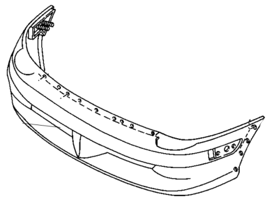 1999 Dodge Neon License Plate - HV39PD7AB