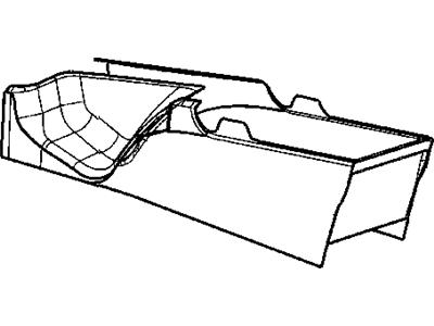 Chrysler 1BQ10BWNAA HOUSING Console