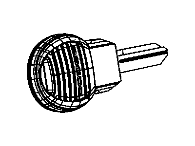 Ram 68093106AA KEY Blank Sentry With Chip