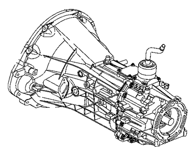 Dodge 52104712AC TRANSMISSION 6 speed