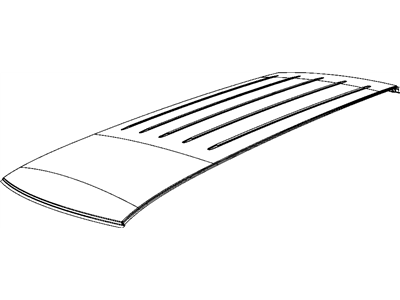 Ram 5020652AE PANEL Roof Without Sunroof Opening