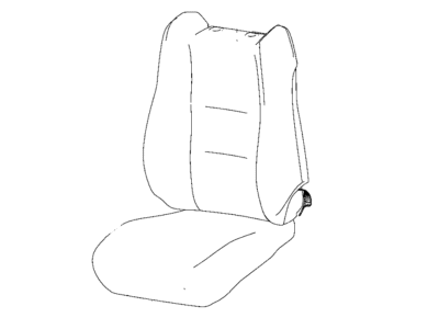 Jeep 6VE22LA3AA COVER Front Seat Cushion