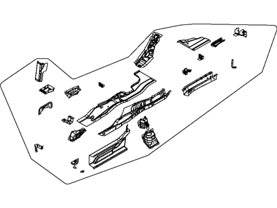 Chrysler 5076204AM SIDEMEMBER Floor