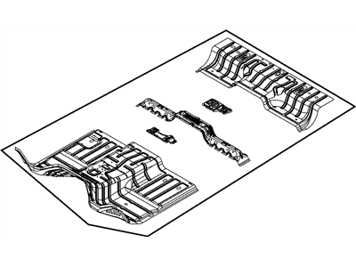 Ram 1500 Floor Pan - 55372514AB