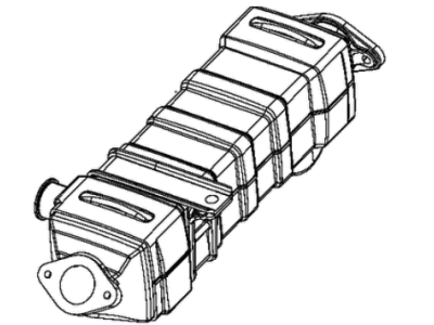 Ram 68224582AA COOLER EGR Contains:  (4)  Connection Gasket