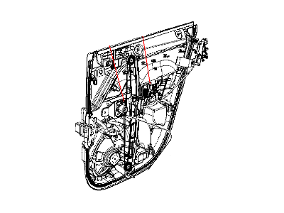 Jeep Compass Window Regulator - 5074938AA