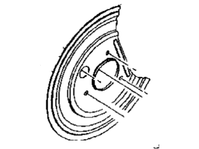 Mopar 5015139AA Shield Brake