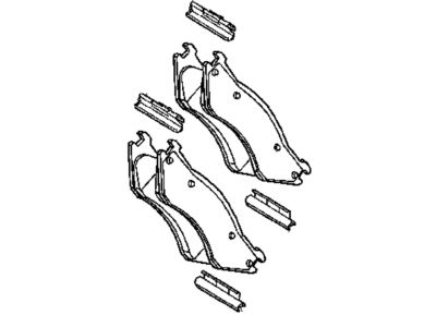 1999 Dodge Ram Wagon Brake Pad - BHKH5628