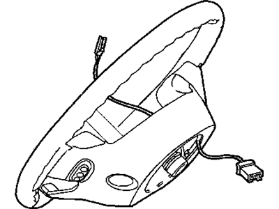 Jeep 5083981AA COVER Steering Wheel Back