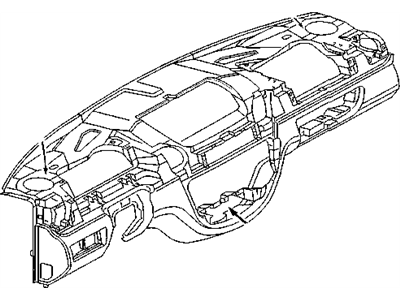 Dodge 5122362AA PANEL Instrument
