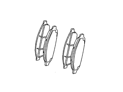 2007 Chrysler Pacifica Brake Pad - V1014358