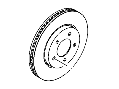 2008 Chrysler Pacifica Brake Disc - 2AMV1234AA