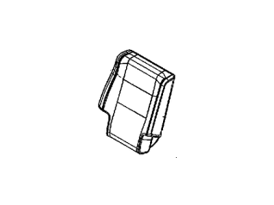 Jeep 6KF26DX9AA COVER Rear Seat Back Right