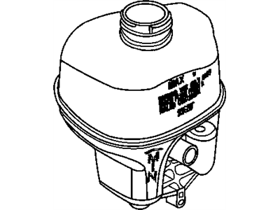 Ram 68054878AA RESERVOIR Brake Master Cylinder
