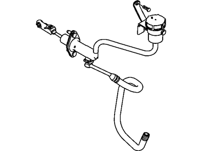 Dodge 4668631AD ACTUATOR Hydraulic Clutch