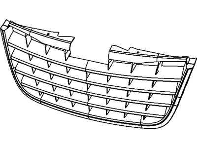Mopar 5113228AA Grille Assembly, Front