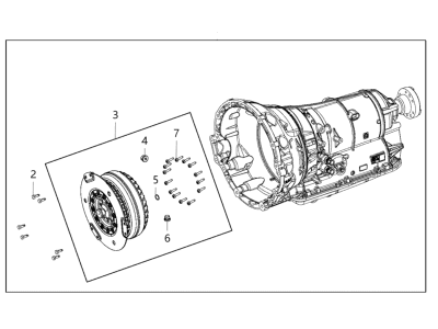 Dodge Challenger Torque Converter - 68283000AA