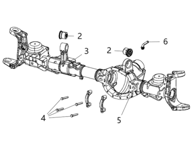 Jeep 68398640AA HOUSING Axle