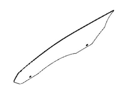 Mopar 4816143AC Door Glass, Front Driver Side