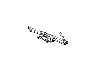 Mopar 55154863AH Motor And Linkage Windshield Wiper