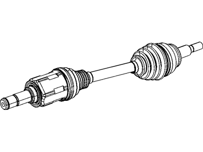 Dodge 4578885AB SHAFT Axle Half