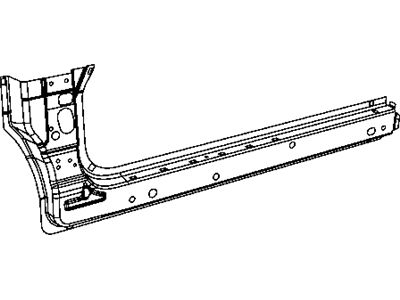 Chrysler 4389560AC REINFORCEMENT Sill