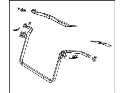 Chrysler 5103397AG CROSSMEMBER Radiator Lower