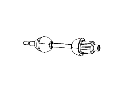 2010 Dodge Grand Caravan Axle Shaft - 4880212AD