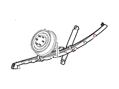 Dodge Durango Leaf Spring - 52106831AI