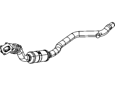 Chrysler Catalytic Converter - 68038391AB