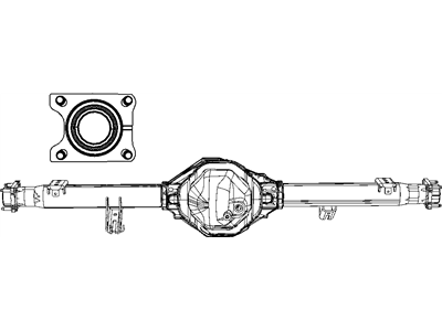 Dodge 68003418AA AXLE Service Rear